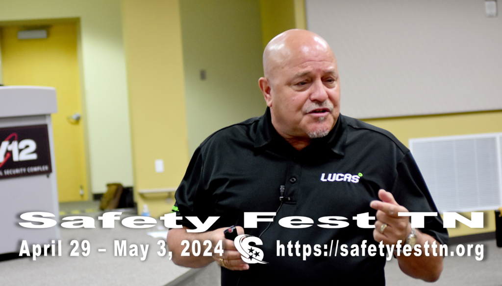 Throwback Thursday! Joe Estey of Lucas Engineering and Management Services, Inc. presents at Y-12 National Security Complex's New Hope Center during Safety Fest TN 2018.