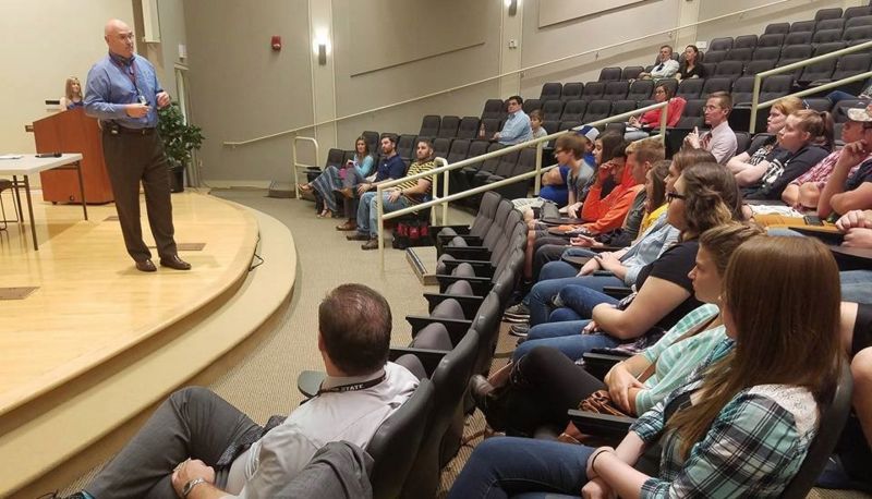 Dr. Jeff Miller Safety Matters class ORAU Pollard Auditorium